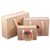 High Quality Paper box With Art Small Fresh Rectangular Vintage Kraft Paper Gift Bag Packing Box Birthday Gift Box