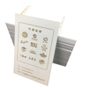 Custom Letterpress greeting card offset printing Cotton paper business cards