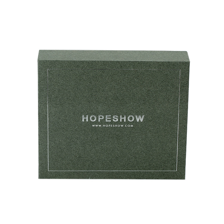 High-quality Luxury Customized Products Cardboard Packaging Boxes With Silver Foil Print For Gift