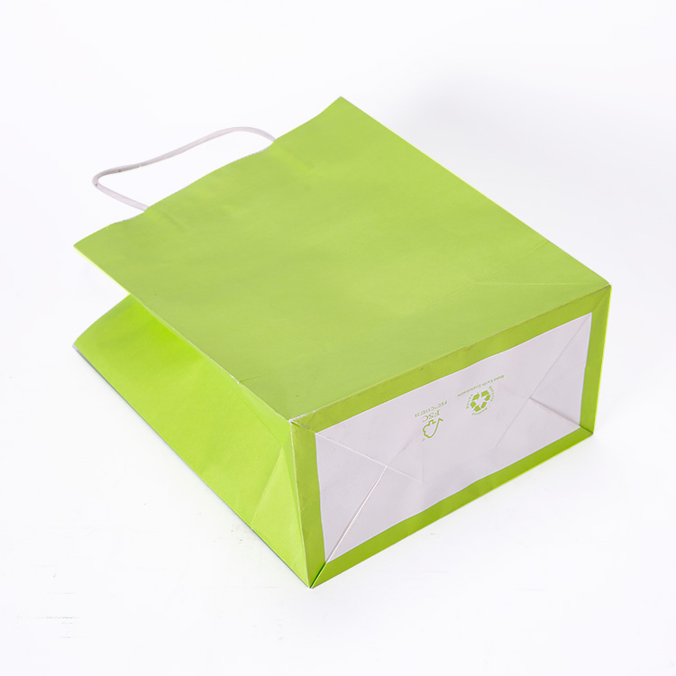 Wholesale Custom Printed Paper Bags Gift Shopping Packaging Tote Bag With Logos 