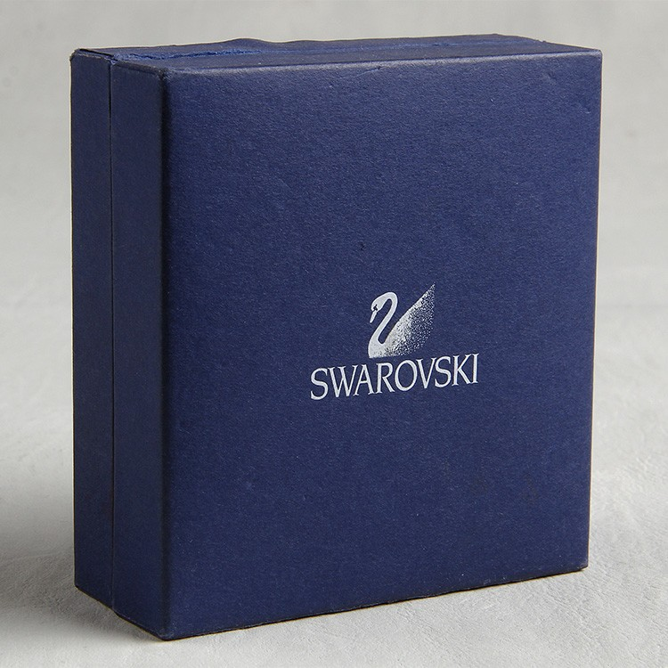 Custom Ocean Blue Paperboard Jewelry Paper Packaging Box For Lady's Bracelets