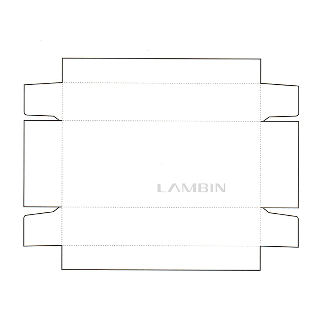tray-like folding paper box 