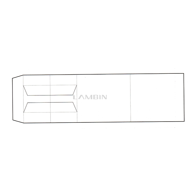  Triangular Shape with An Inset Structure Paper Box Packing Fashionable Adornments