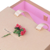 High Quality Paper box With Art Small Fresh Rectangular Vintage Kraft Paper Gift Bag Packing Box Birthday Gift Box
