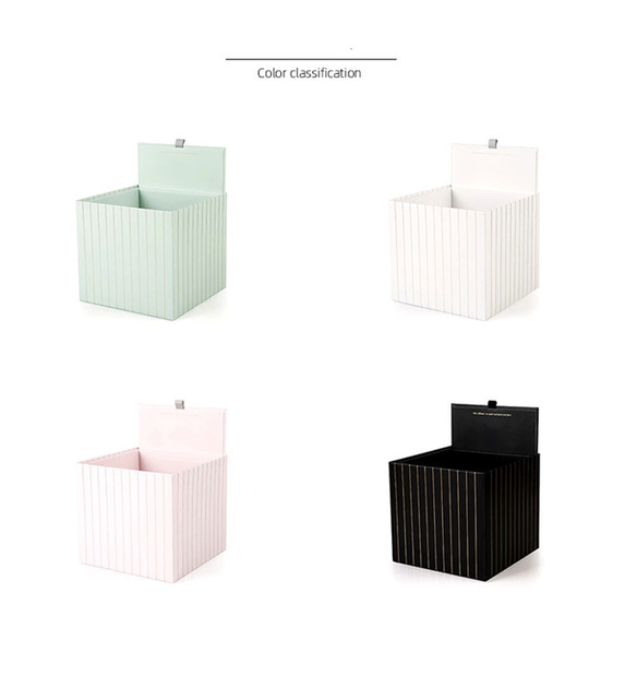 2020 High End Hot Sale Paper Gift Box Square Flower Box
