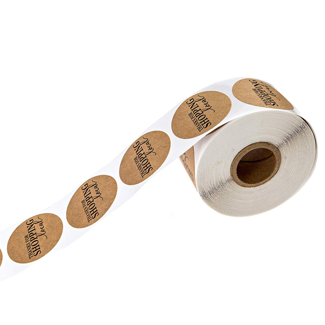 Custom Printed Round Product Label Sticker Logo