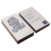 2021 Custom Hard 16PT White Paper blinding deboss hot stamping business cards