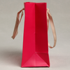 Fashion Custom Hot Selling Party Gift Red Coated Paper Hand Bag 