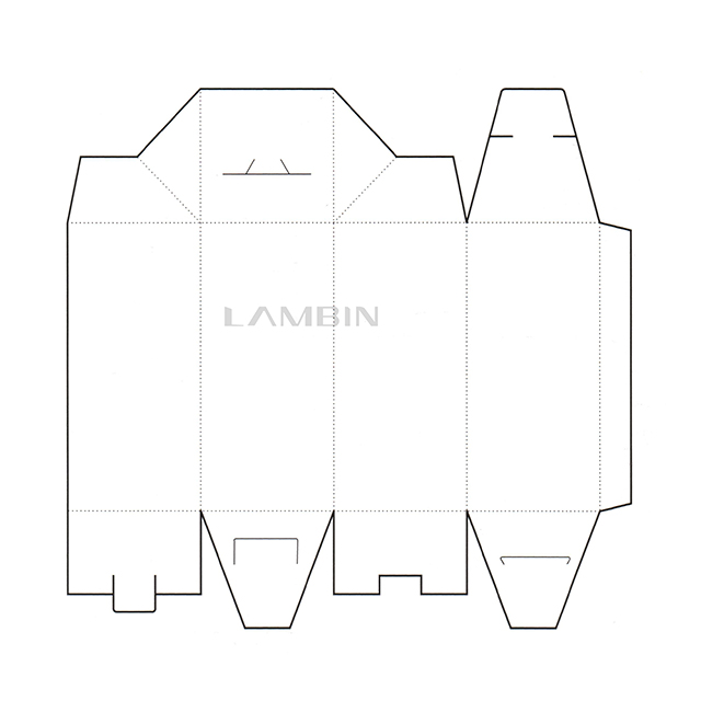 standard brick box with special locking structure at the end