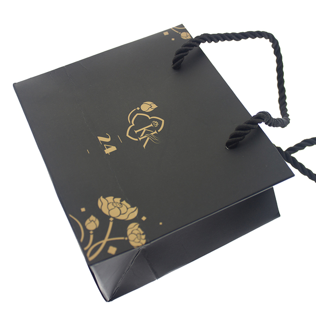 Wholesale Custom Logo White Kraft Gift Craft Shopping Paper Bag With Handles