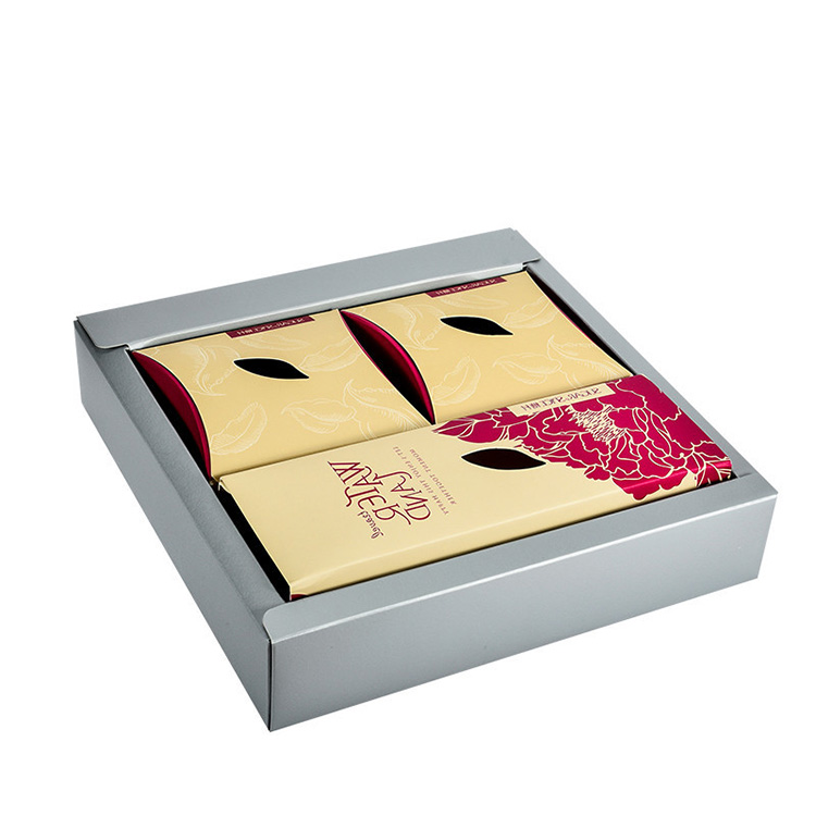 High Quality Custom Design Silver Art Paper Sweet Box for Cake