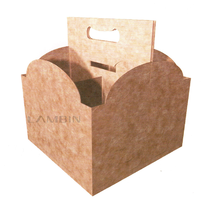 carrier packaging box for bottled beverages