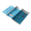 custom presentation three folder packet paper flyer folder with leaflet Impression Brochures