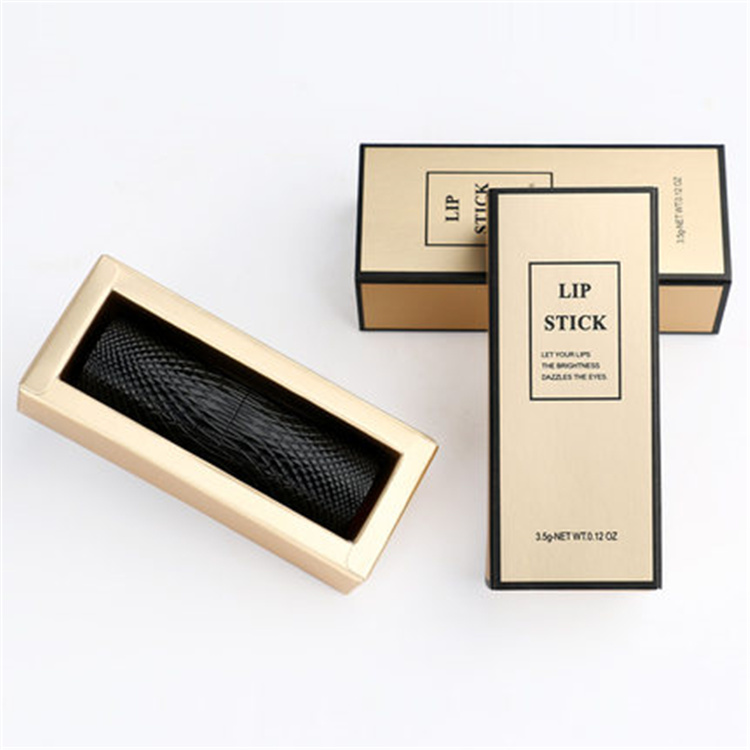 Folding Lipgloss Cosmetics Customize Lip Gloss Packing Box