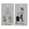 Luxury Cardboard Custom Design Printing Ecofriendly Hang Luggage Tag