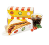 2021 Hot Sale Custom Snack box hotdog/burger/sandwich paper packaging takeout box