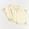 Rabbit Printed Gold Letter Paper Vintage Kraft Paper Letter Paper Handbook Korean Small Fresh Love Letter Romantic