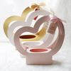 Newest Love Shape Folding Packaging Box Portable Heart Flower Boxes