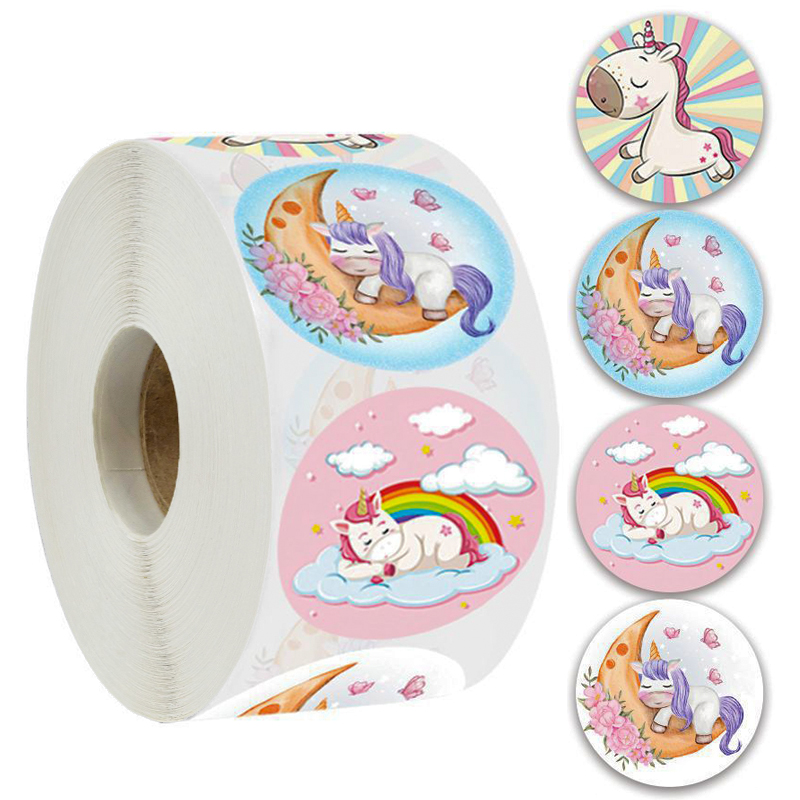 Manufacturers Custom Private Brand Name Printing Logo Cute Stickers Paper