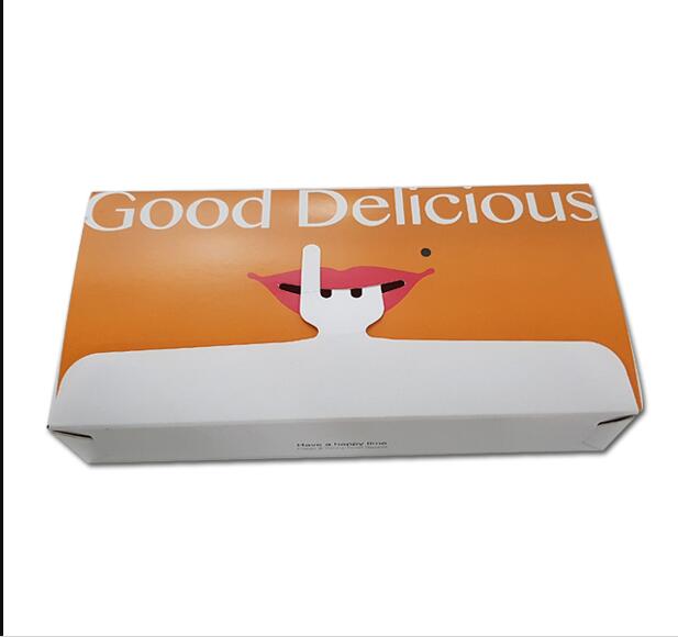 2021 Hot Wholesale Customized Logo Disposable Paper Take Away Sushi Baking Sandwich Box