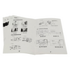 Customized Black Folding Paper Printed Leaflet Instruction Manual