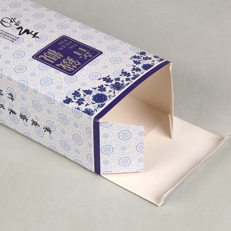 Wholesale Cheap Tea Square Paper Packing Boxes For Tea With Hot Silver 