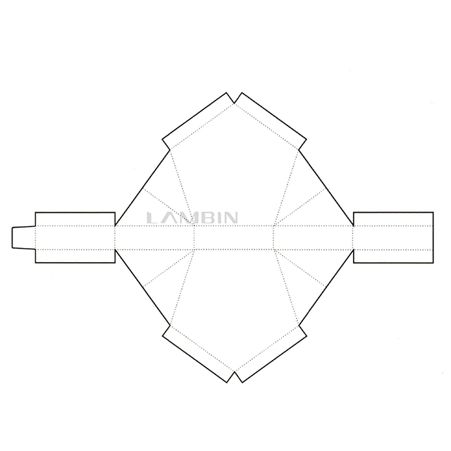pentagonal sports equipment box