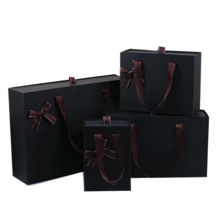 2020 Best Quality black paper box cheap,packaging paper box for gift
