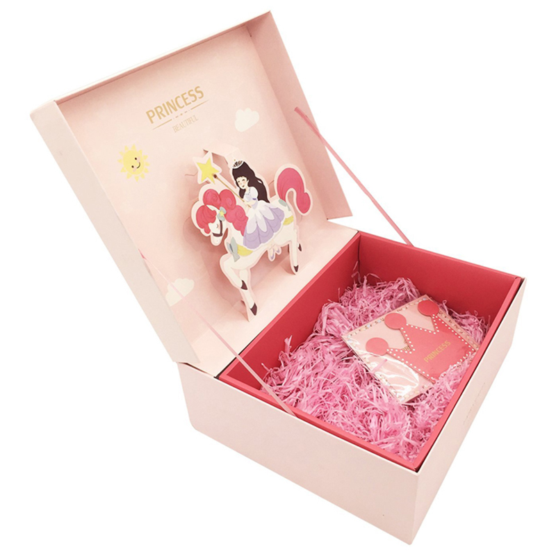 2021 Customized Pin Foldable Gift Packaging box, Recyclable Paper Boxes