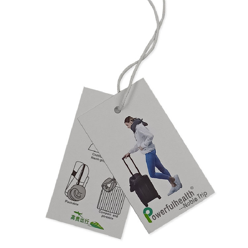 Luxury Cardboard Custom Design Printing Ecofriendly Hang Luggage Tag