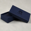 Beautiful And Generous Deep Blue Package Case With Uv Coated For Decoration Bow Tie 