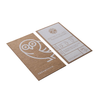 Hot-sale 2021 Custom die cut greeting card screen printing kaft paper business cards