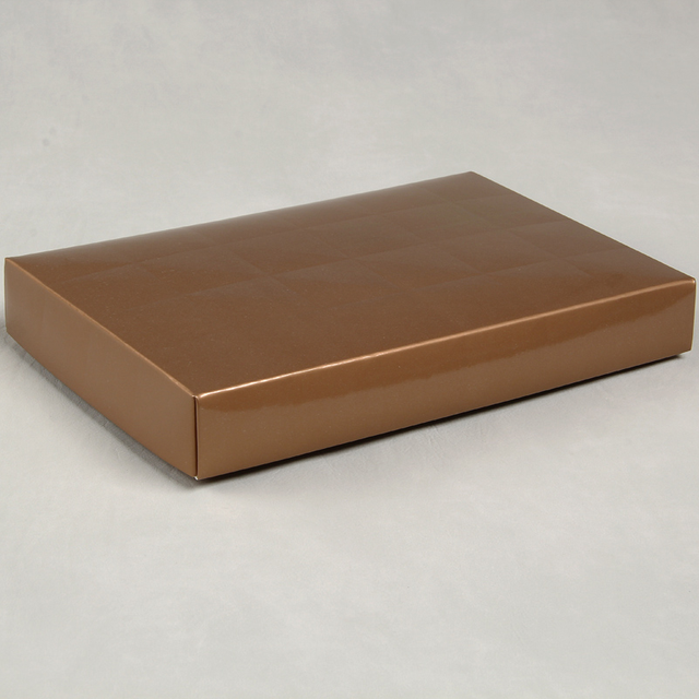 3 Color Pieces Set Case Shinning Paper Packaging Box For Black Chocolate