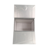 Customized Design Packaging Gift Box, Sliver Recyclable Paper Boxes with logo stamping