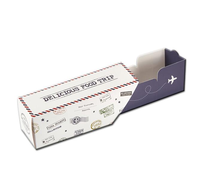 2021 Hot Sale Wholesale Food grade eco-friendly cardboard coated sandwich food packaging box