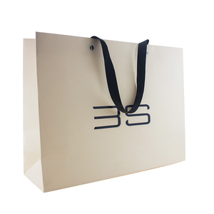 OEM UV Coating Biodegradable White Packaging Custom Printed Luxury Craft Wholesale Paper Gift Bags, Custom Paper Bag With Handle