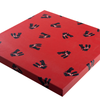 2020 New Red Precise Hardboard Flat Printing Personalised Packaging Sweets Box