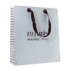 Custom Single Brown Paper Wine Bottle Package Bags With Silk Rope
