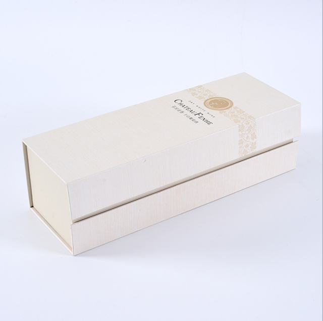 Customize Factory High Quality Luxury Red Wine Gift Packaging Box With Paper Bag 