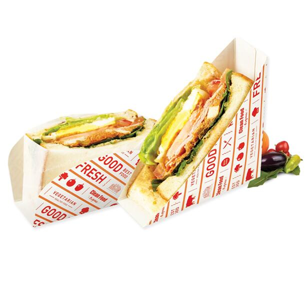 2021 Hot Sale Custom Disposable Dessert Food Sandwich Box Packaging