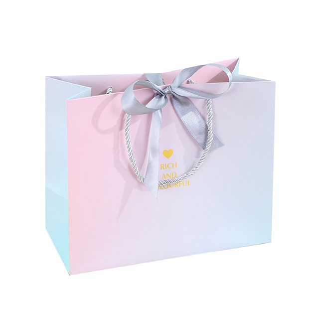luxury Custom decorative paper cover bags,custom made shopping paper bags