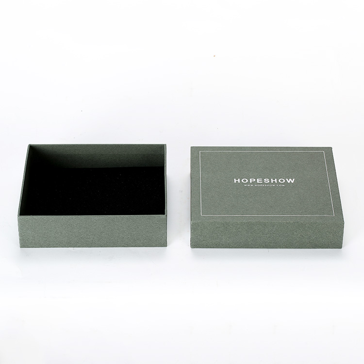 High-quality Luxury Customized Products Cardboard Packaging Boxes With Silver Foil Print For Gift