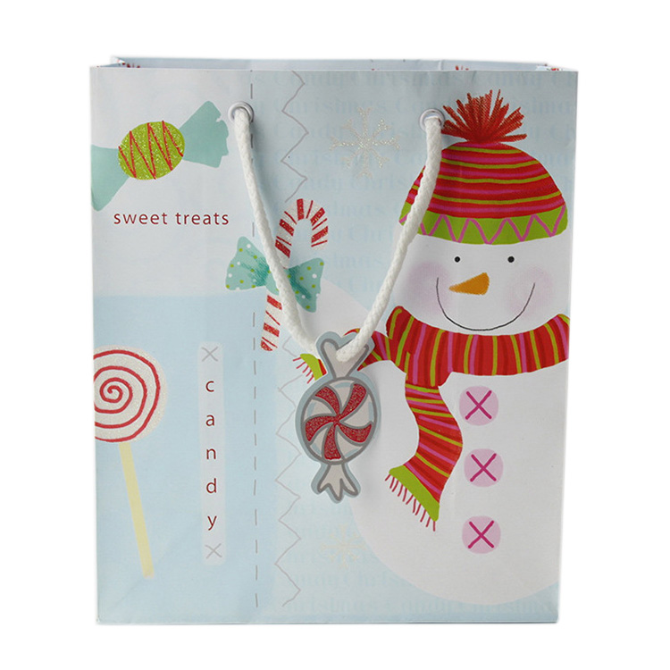 Best Quality printed paper gift bag christmas,paper gift bag with glossi finish