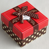 Environmental Packing Box Printing Silk Band Flower Ties For Presents