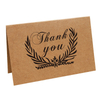 Popular Products 2021customaized Small Thank You Cards Kraft Paper