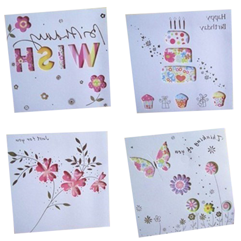 Myway mini 100 pack set bulk amazon custom printing logo card gold greeting thank you cards Birthday Card