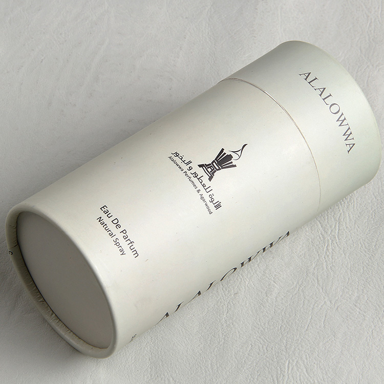 Box Manufacturing Factory Custom Grey Round Paper Box For Natural Hair Care Liquid