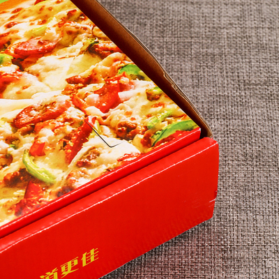 Wholesale Custom Printed Logo Carton Corrugated Paper Packaging Pizza Box