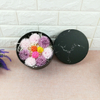 Chinese Wholesale Marble Hot Stamping Cardboard Round Flower Box