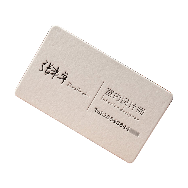 2021 Custom white paper greeting business cards Printing Service